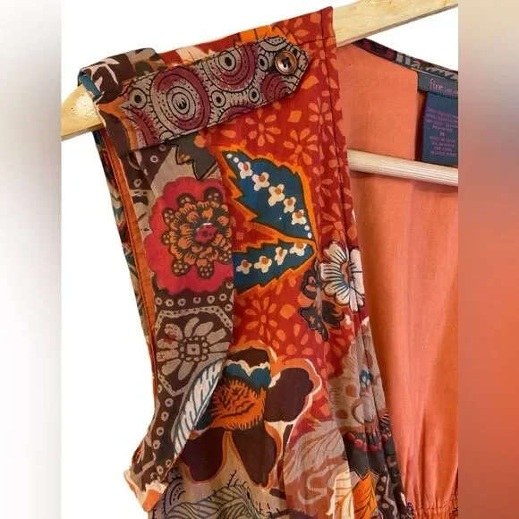 Fire Los Angeles Full Front Zip 100% Cotton Dress. Size Medium - Picture 3 of 11